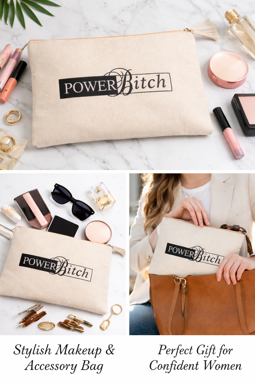 2 for $20 Durable cotton canvas pouch